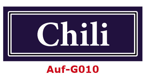 Chili Etiketten 40 x 16 mm aus stabiler Vinylfolie, witterungsbeständig und wasserfest
