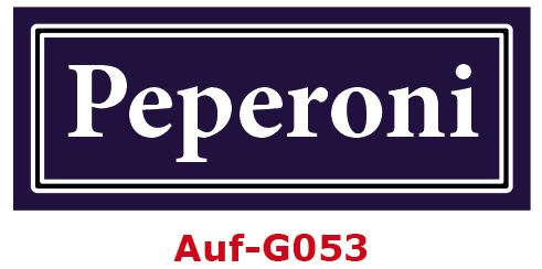 Peperoni Etiketten 40 x 16 mm aus stabiler Vinylfolie, witterungsbeständig und wasserfest